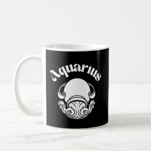 Caneca De Café Aquarius Zodiac - Sinal Astrológico