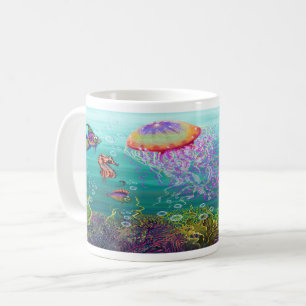 Caneca De Café Aquatic Fantasy