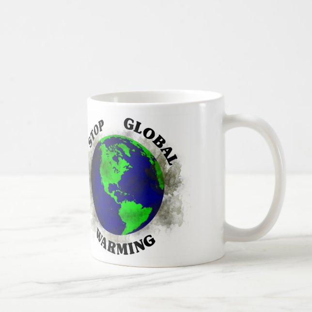 Caneca De Café Aquecimento global (Direita)