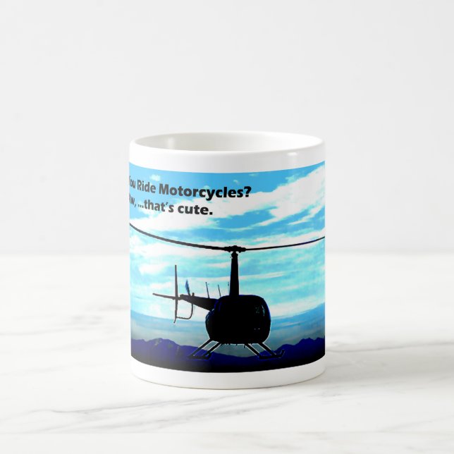 Caneca De Café Aquele é helicóptero bonito (Centro)