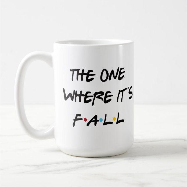 Caneca De Café Aquele em Que É Outono (Esquerda)