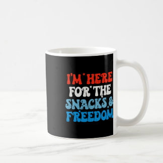 Caneca De Café Aqui Para Os Cachorros E Liberdade 4 De Julho Boys
