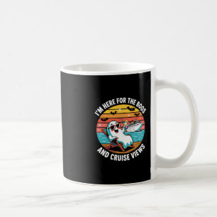 Caneca De Café Aqui Para Os Vaias E Festa de Halloween das Vistas