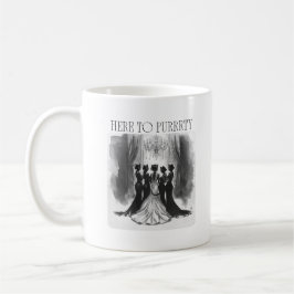 Caneca De Café Aqui para Purrrti – Festa de Despedida de Solteira