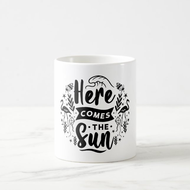 Caneca De Café Aqui vem o Sol (Centro)