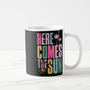 Caneca De Café Aqui Vem O Sol Praia Havaí Férias De Verão Vi