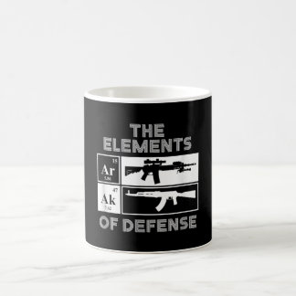 Caneca De Café AR15 AK47 Elements of Defense Periodic Table