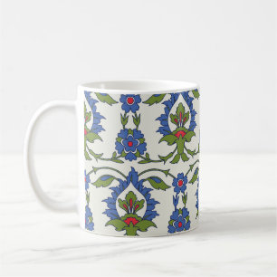 Caneca De Café Árabe Tradicional: Iznik Azulejo Invisível.