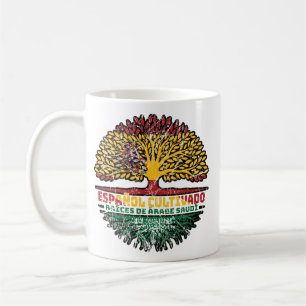 Caneca De Café Arábia Saudita Saudita Espanha Espanhol Árvore