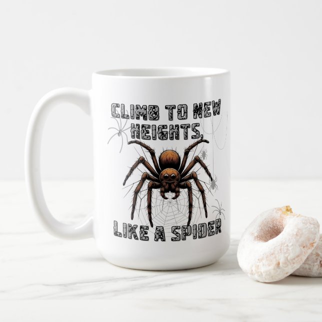 Caneca De Café Arachnid Ascent (Com Donut)