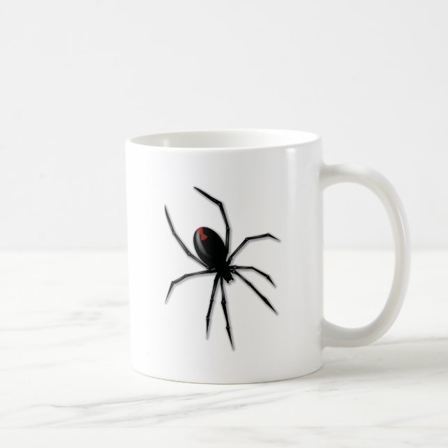 Caneca De Café Aranha 3D Assustadora (Direita)