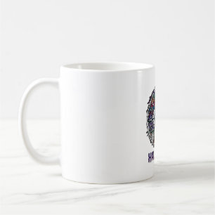 Caneca De Café Aranha de Halloween Teia da Árvore Fantasmas Abóbo