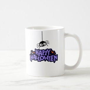 Caneca De Café Aranha Feliz Halloween