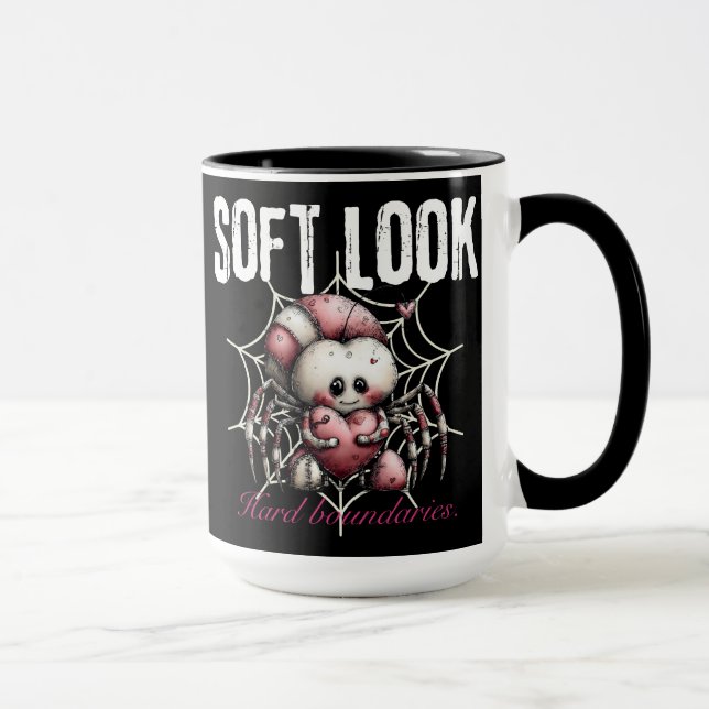 Caneca de Café Aranha Fofa (Direita)