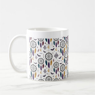 Caneca De Café Arapuca de Sonho Teia de Aranha Gótica Halloween