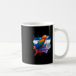Caneca De Café Arara-vermelha da Bandeira Hondurenha Copan Hondur