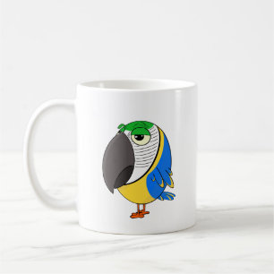 Caneca De Café Ararauna Macaw Parrot Mug