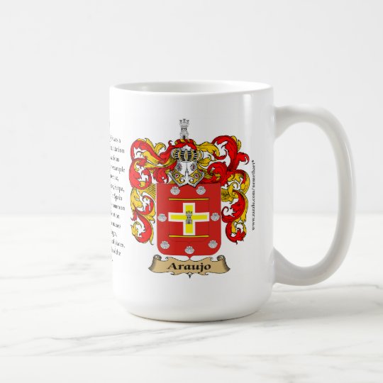 Caneca De Café Araujo, a origem, o significado e a crista