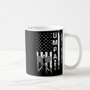 Caneca De Café Árbitro de Badminton Bandeira Americana Natal Vint