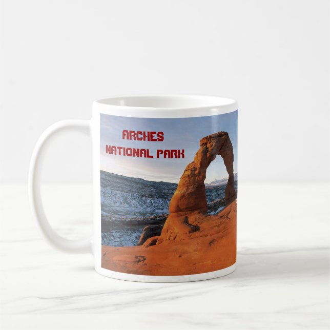 Caneca De Café Arca Delicada, Arches National Park Mug (Esquerda)