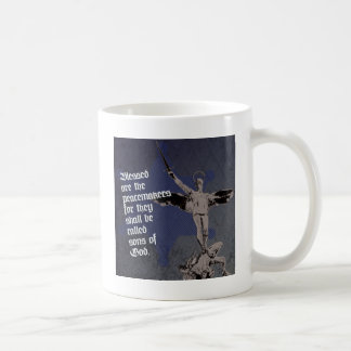 Caneca De Café Arcanjo de St Michael - deputado da estrela do