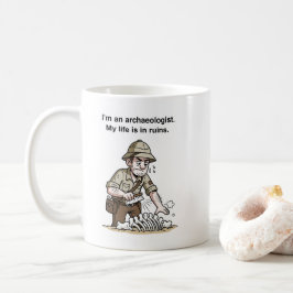 Caneca De Café Archaeologist Explorer Spirit – Ancient Discovery 