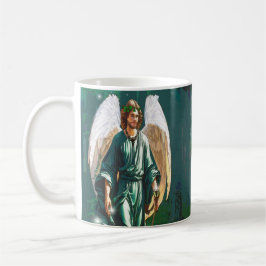 Caneca De Café Archangel Saint Raphael Full Image Healing Angel