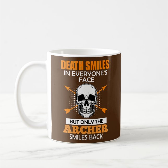Caneca De Café Archer sorri arqueiro dizendo (Esquerda)