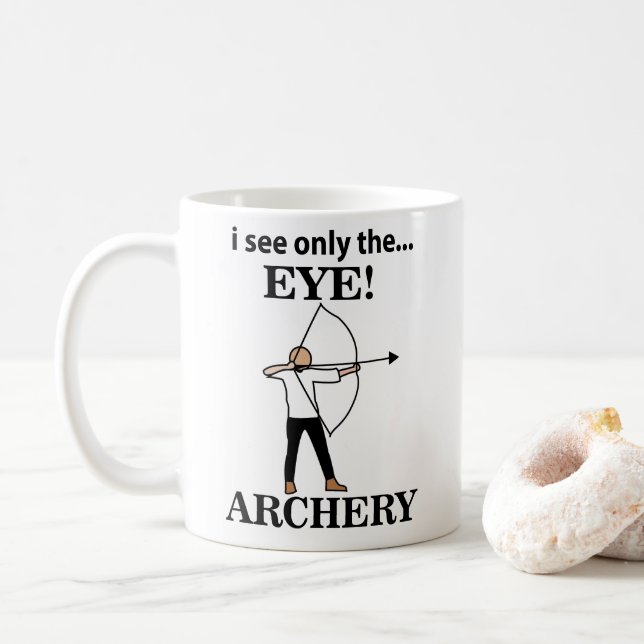 Caneca De Café Archery Sports Arco Arrow Archery (Com Donut)