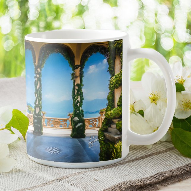 Caneca De Café Arches de Villa Italiano Viagem (Criador carregado)