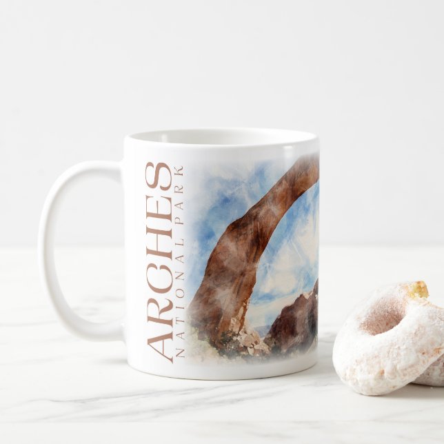 Caneca De Café Arches National Park Caffee Mug (Com Donut)