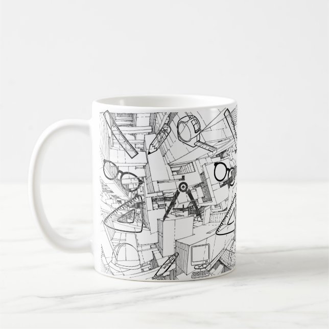 Caneca De Café architectural mug (Esquerda)