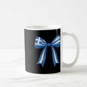Caneca De Café Arco Coquete Grego Garota Grega Bandeira da Grécia