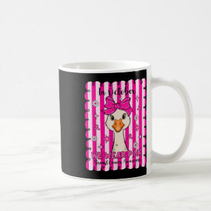 Caneca De Café Arco Coquette Goose Em Outubro Vestimos Mama Rosa