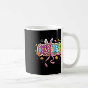 Caneca De Café Arco Coquette Mama Bunny Páscoa Mãe Boho Florals F