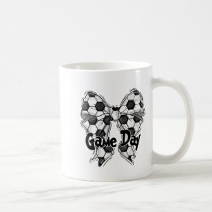 Caneca De Café Arco de Coquete Futebol Dia de Jogo de Futebol Mãe