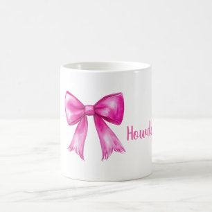Caneca De Café Arco de Cowgirl Rosa Howdy