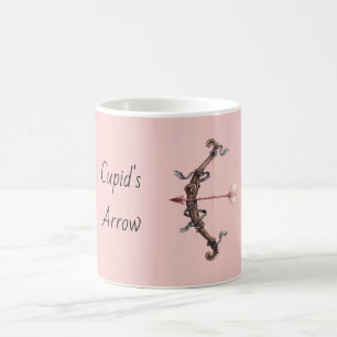 Caneca De Café Arco de Cupido Rosa Vermelho