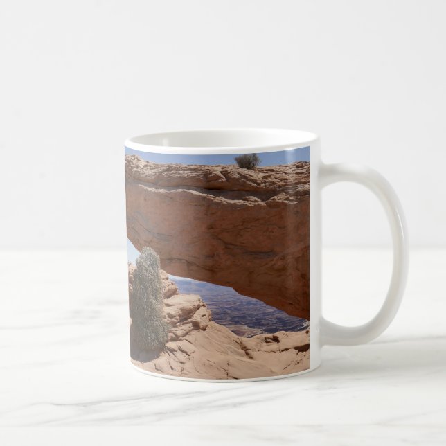 Caneca De Café Arco de Mesa e Tumbleweed em Canyonlands (Direita)