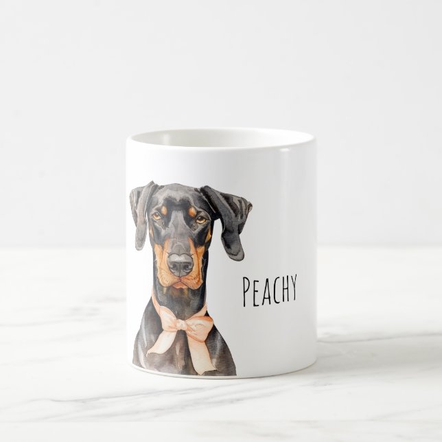 Caneca De Café Arco de Pêssego de Cachorro (Centro)