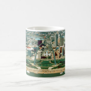 Caneca De Café Arco e skyline de St Louis