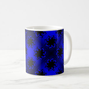 Caneca De Café Arco Estrela de Gradação Azul Bluesy