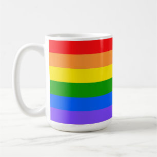 Caneca De Café Arco-íris Colorido