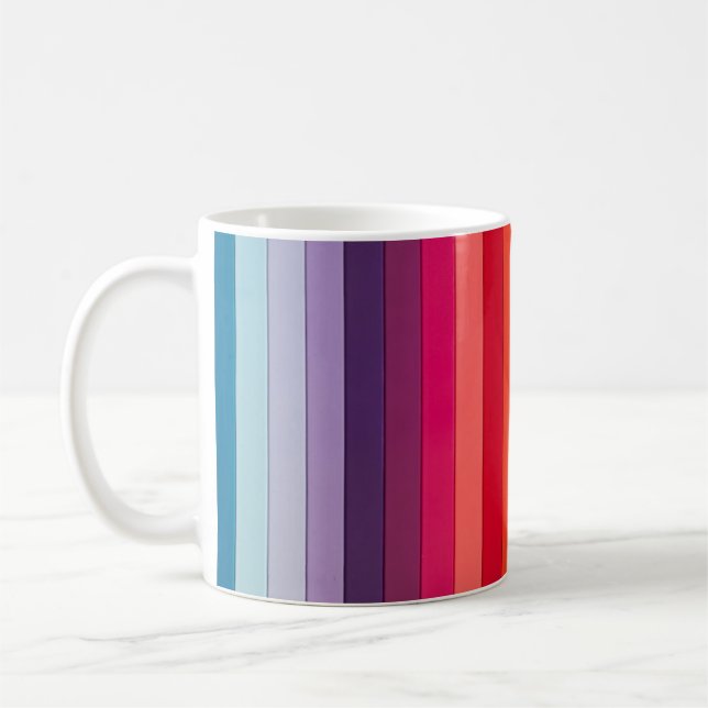 Caneca De Café Arco-Íris com várias cores (Esquerda)