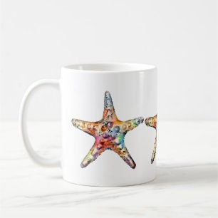 Caneca De Café Arco-íris da estrela do mar