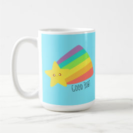 Caneca De Café Arco-Íris de Estrelas Bonito