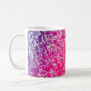 Caneca De Café Arco-íris de Manhattan