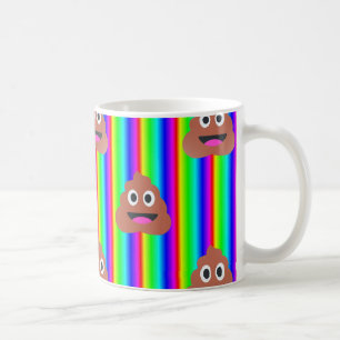 Caneca De Café arco-íris emoji