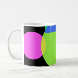 Caneca De Café Arco-íris geométrico