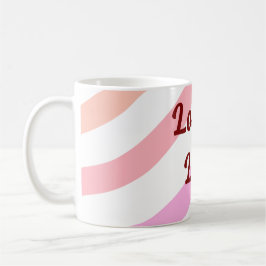 Caneca De Café Arco-íris listras coloridas amor pastel é orgulho
